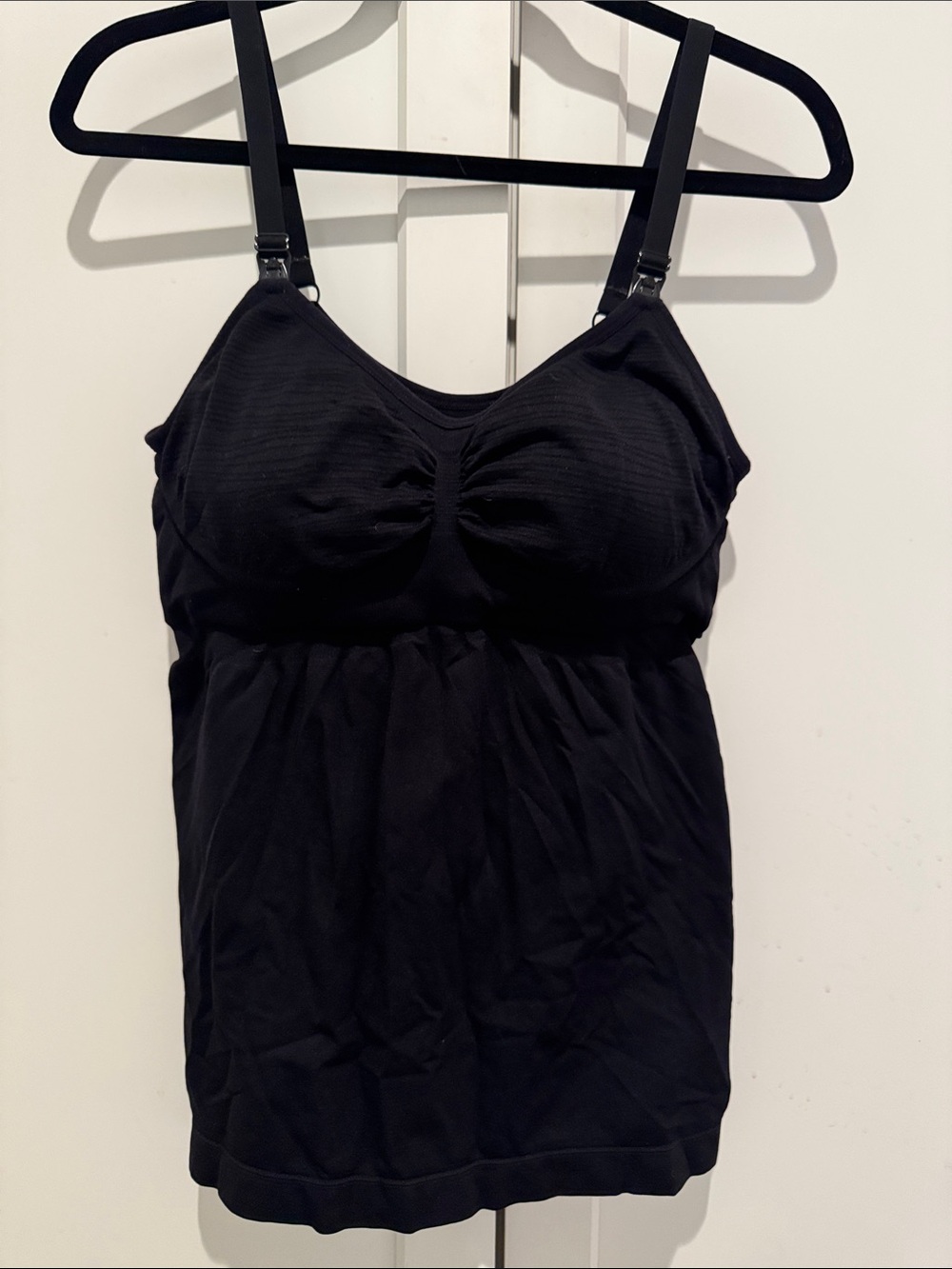 Kindred Bravely Black Pumping AND Nursing Tank Top size Large